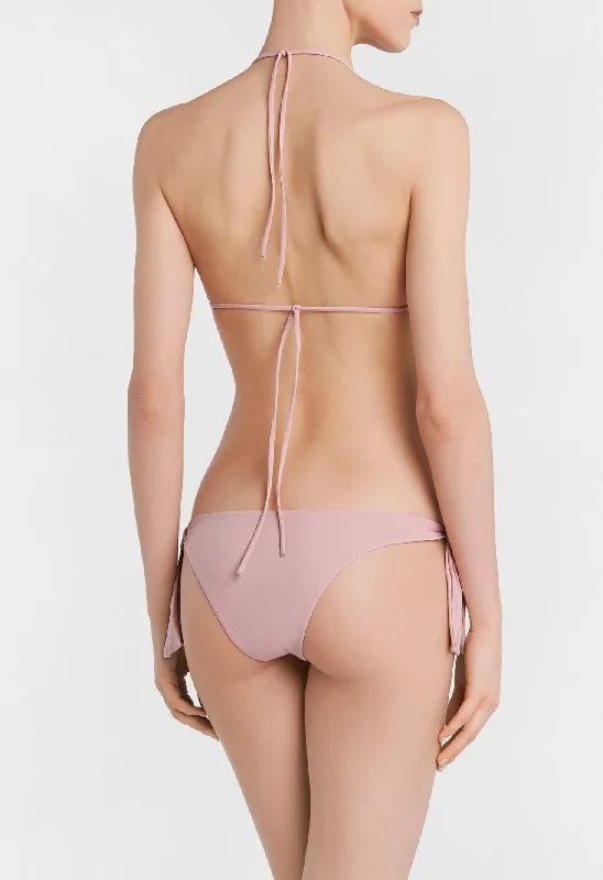 String bikini for a minimalistic and sexy beach styleRibbon briefs