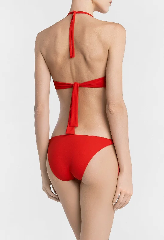 High - performance bikini with quick - drying fabric for active swimmersTie-side brief