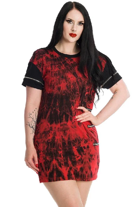 Plus Size Women Dress with a Flattering A - Line Cut for Comfort and StyleTears In Heaven Dress