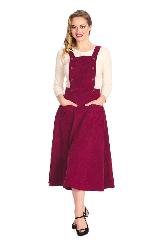 Sheath Women Dress with a Tailored Fit for a Professional LookMary Jane Pinafore Dress