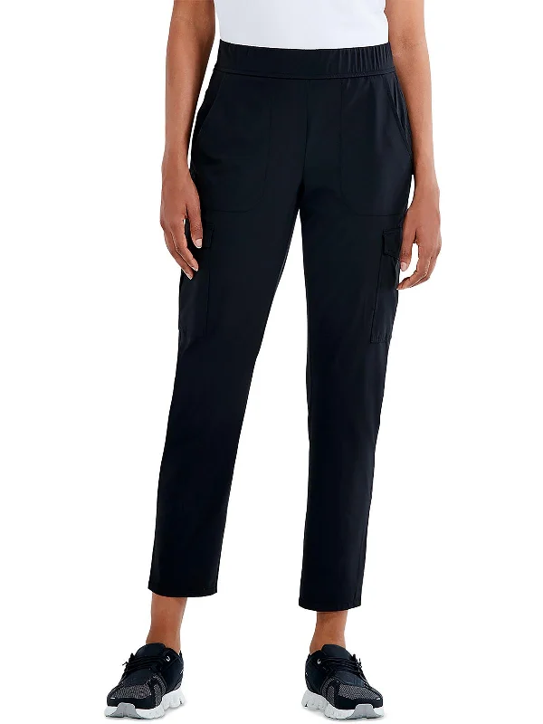 AJ Womens Stretch Polyester Cargo Pants