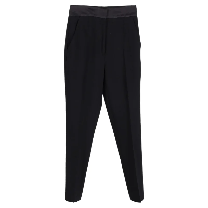 Etro Tuxedo Pants in Black Wool