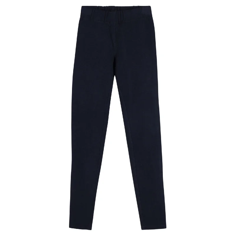 Joseph Skinny Trouser Pants in Blue Cotton