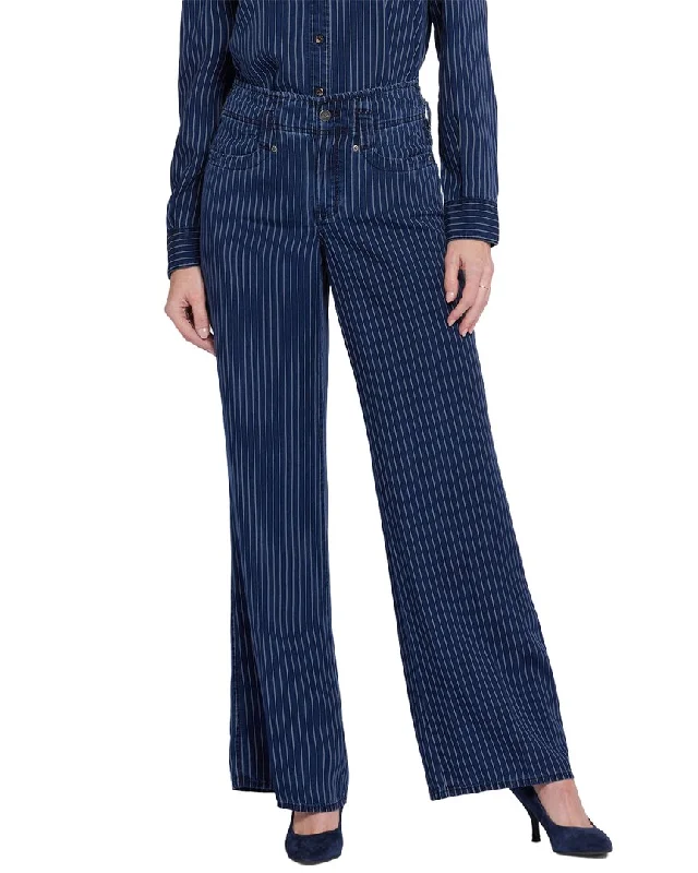 NYDJ Teresa Dark Ocean Wide Leg Jean