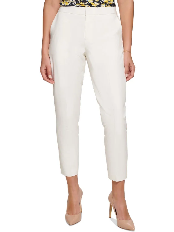 Sloane Womens Crop Office Ankle Pants