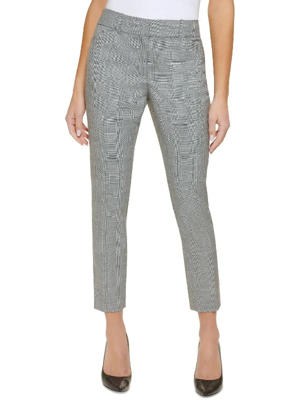 Womens Knit Office Ankle Pants