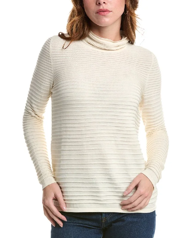 Organic Cotton Women Sweater for an Eco - Friendly ChoiceEdinburgh Knitwear Links Block Sweater