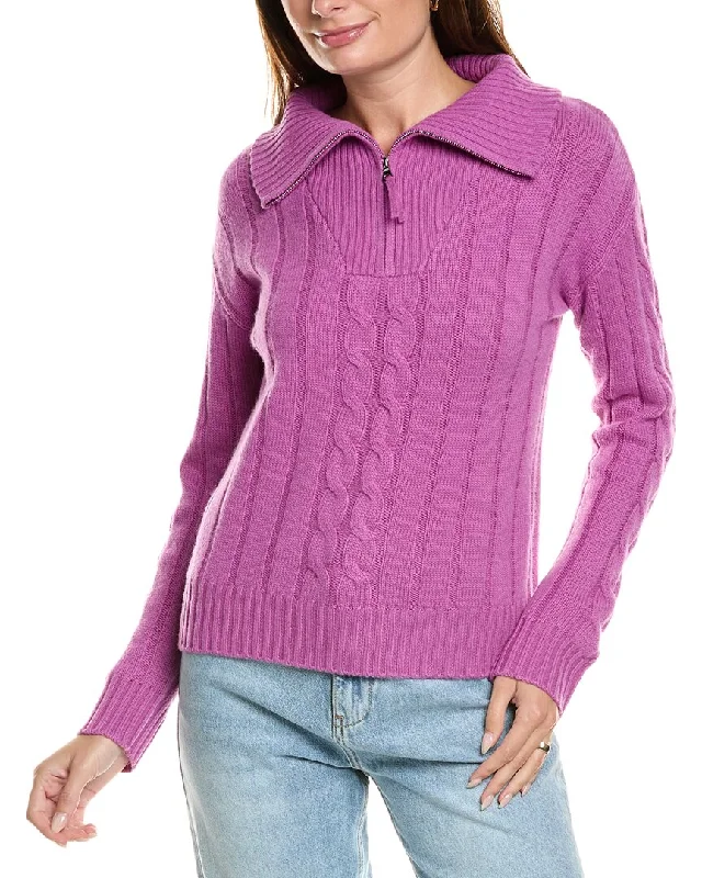 Sequin - Embellished Women Sweater for Special OccasionsKier+J Wool & Cashmere-Blend Pullover