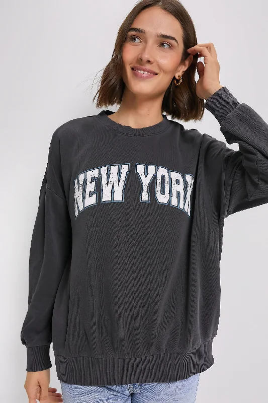 Hooded Women Sweater for Added Comfort and StyleNew York State of Mind Sweatshirt