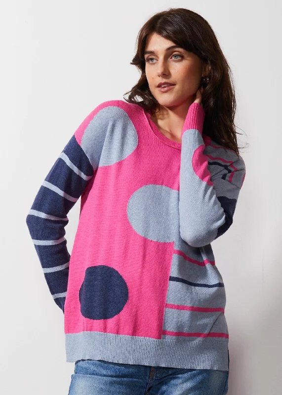 Hooded Women Sweater for Added Comfort and StyleSpot On Sweater - Pink