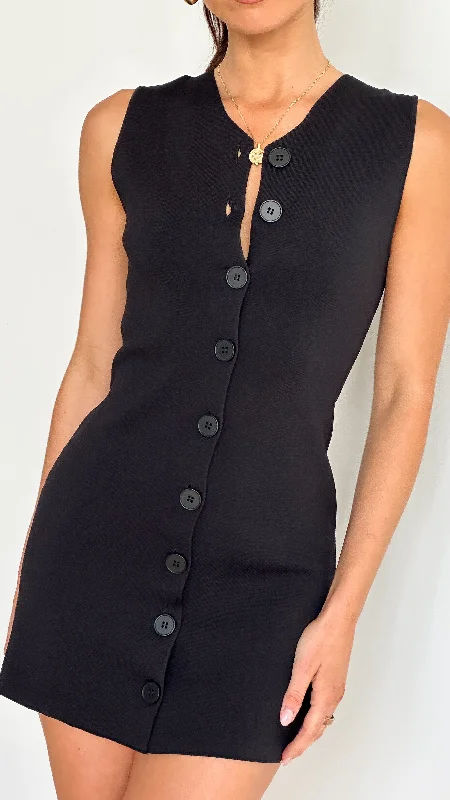 Sheath Women Dress with a Tailored Fit for a Professional LookSheath Women Dress with a Tailored Fit for a Professional LookAlba Mini Dress - Black