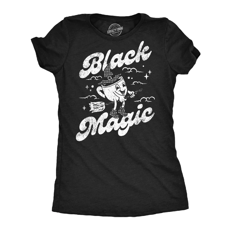 Striped Women T Shirt in a Classic PatternBlack Magic Coffee Women's T Shirt