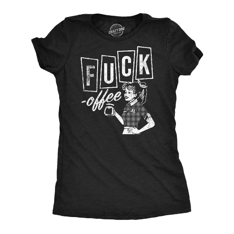 Sequined Women T Shirt for a Sparkly Night OutFuck Offee Women's T Shirt