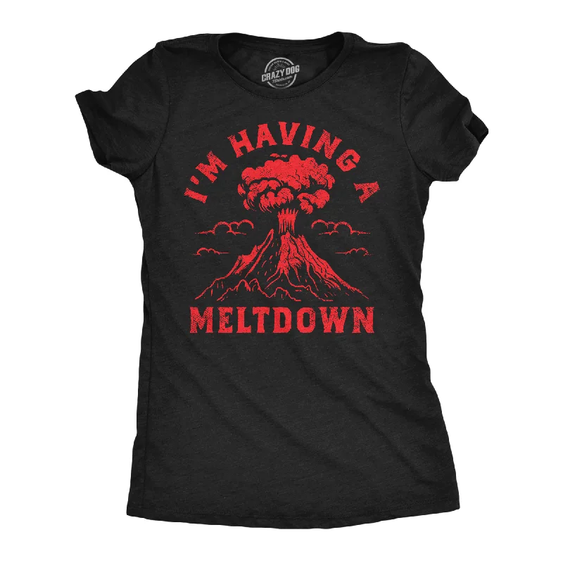 Embroidered Women T Shirt with Intricate DetailsIm Having A Meltdown Women's T Shirt