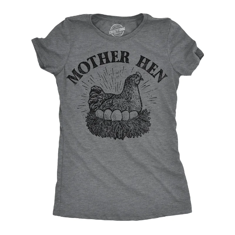 Pocketed Women T Shirt for Added FunctionalityMother Hen Women's T Shirt