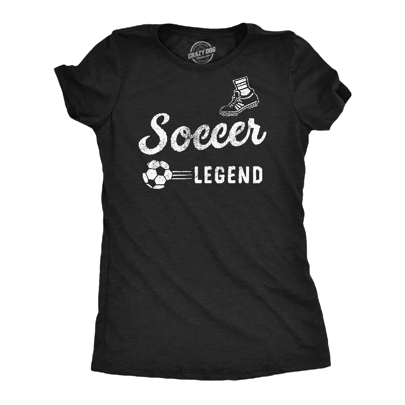 Floral Print Women T Shirt for a Feminine TouchSoccer Legend Women's T Shirt