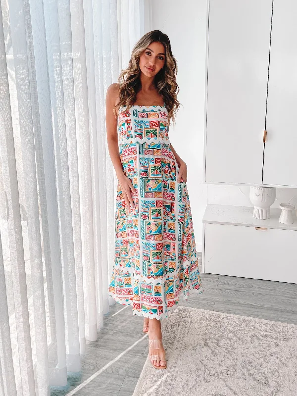 Mini Women Dress with a Short Hem for a Young and Trendy StyleMini Women Dress with a Short Hem for a Young and Trendy StyleAmalthea Dress - Multi Print