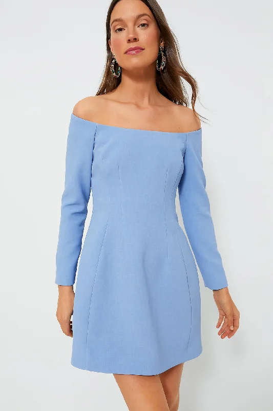 Halter Neck Women Dress to Show Off the Shoulders and NecklineHalter Neck Women Dress to Show Off the Shoulders and NecklineCornflower Blue Blakely Dress