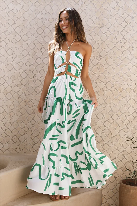 Lace - Embellished Women Dress for an Elegant and Sophisticated AppearanceLace - Embellished Women Dress for an Elegant and Sophisticated AppearanceSEVEN WONDERS Yorkalina Maxi Dress Emerald