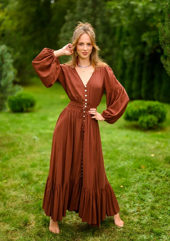 Off - the - Shoulder Women Dress for a Romantic and Feminine LookOff - the - Shoulder Women Dress for a Romantic and Feminine LookSimona Brown Dress