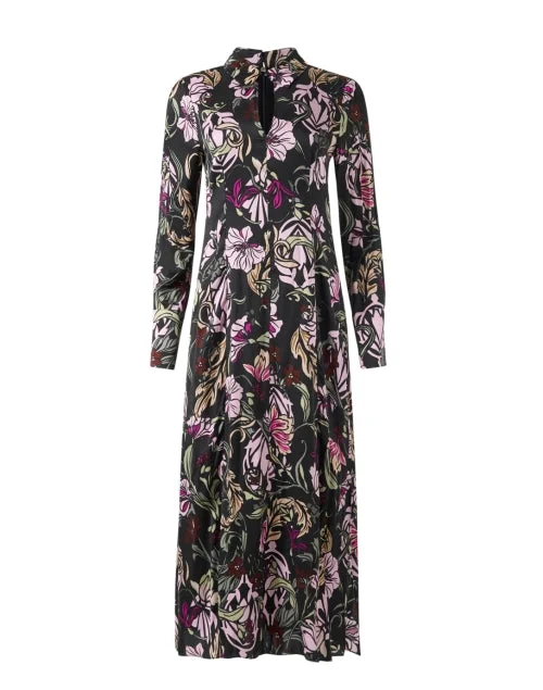 Sheath Women Dress with a Tailored Fit for a Professional LookSheath Women Dress with a Tailored Fit for a Professional LookTwine Pink Floral Print Dress