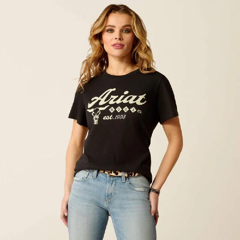 Sheer Women T Shirt for a Stylish and Alluring LookAriat 10052041 Women's Ariat Established Boot Co T-Shirt