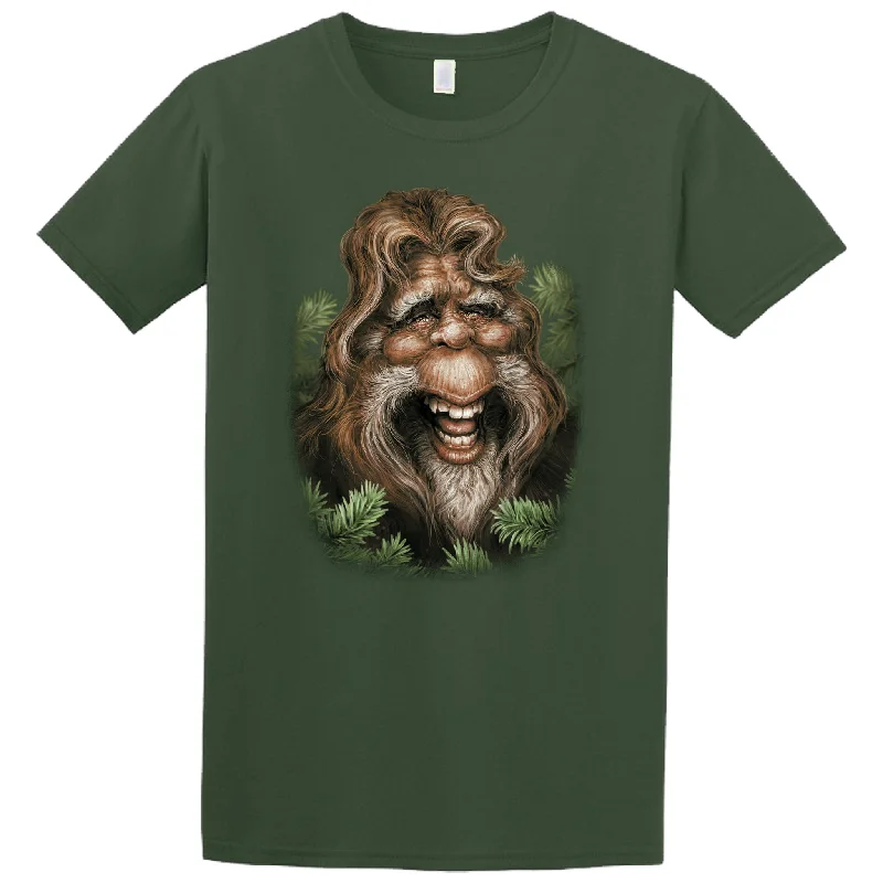 Plus Size Women T Shirt for a Comfortable and Flattering FitAdult Bigfoot Bob T-Shirt (Funny Sasquatch)