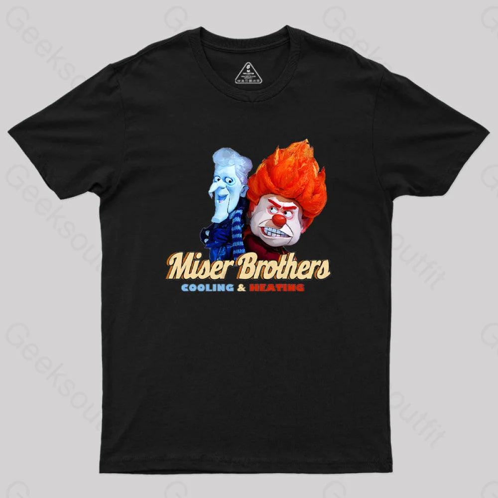 Pocketed Women T Shirt for Added FunctionalityMiser Brothers Cooling & Heating Geek T-Shirt