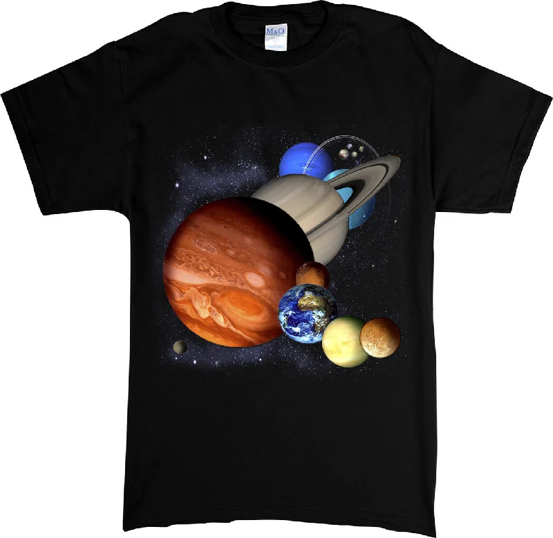 Graphic Print Women T Shirt for a Trendy StatementYouth Planets T-Shirt