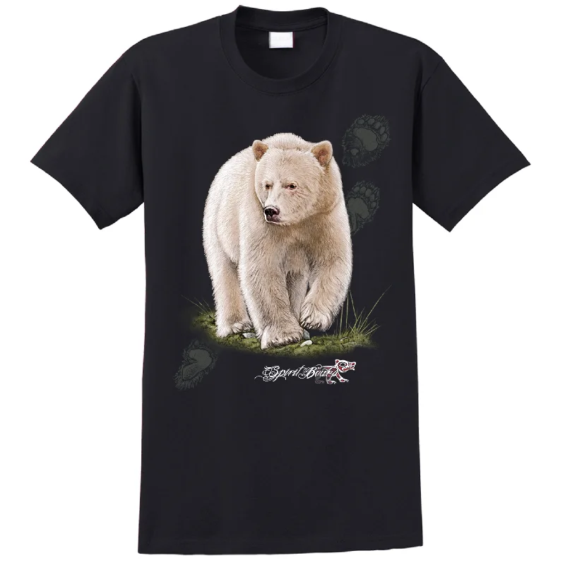 Pocketed Women T Shirt for Added FunctionalityAdult Spirit Bear T-Shirt (Kermode)