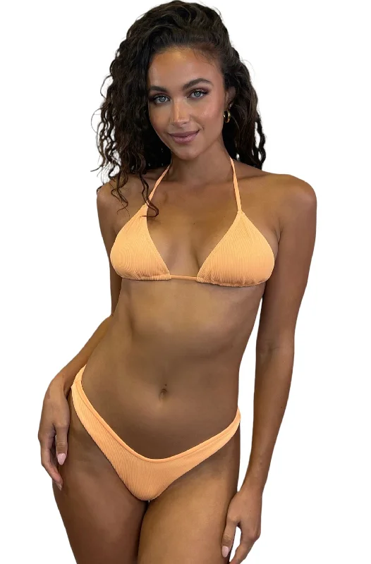 Sports bikini for high - intensity water activities like surfingARISTA TRIANGLE TOP  - RIBBED MANGO