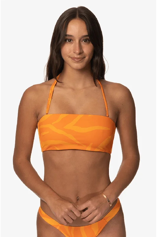 Push - up bikini top to enhance the bust for a confident beach appearanceLacanau Bikini Top - Pyramid