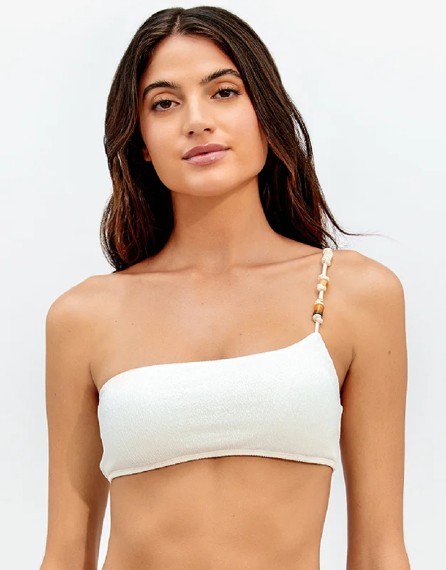 High - performance bikini with quick - drying fabric for active swimmersFirenze Ana Flora Bikini Top - Off White