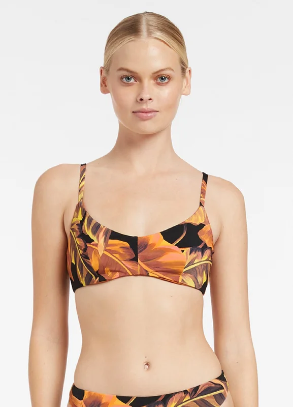 High - waisted bikini for a retro and tummy - flattering lookPalmas C_D U/Wire Top - Black